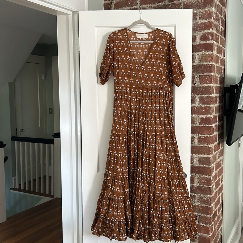 Daughters of India Brown Floral Dress - Picture 10 of 10